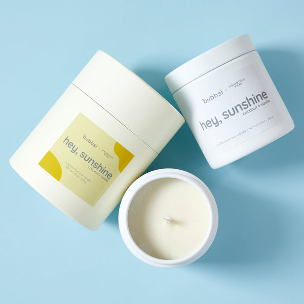 "Hey, Sunshine" Candle by Scrumptious Wicks x Bubbsi