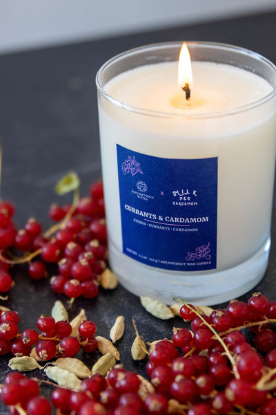 Currants & Cardamom Candle by Scrumptious Wicks x Milk and Cardamom