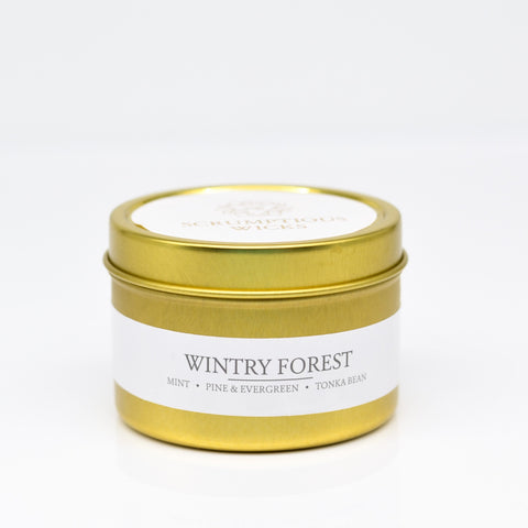 Wintry Forest Tin